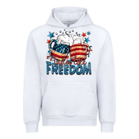 White Tastes like freedom Urban Hoodie - FaDigitalArtStudio
