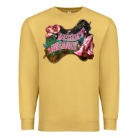 Antique Gold Desert dreamer Cowgirl boots hat Premium Sweatshirt - HowdyJamesFarm