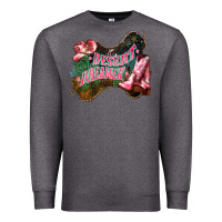 Charcoal Heather Desert dreamer Cowgirl boots hat Premium Sweatshirt - HowdyJamesFarm
