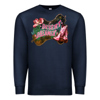 Navy Desert dreamer Cowgirl boots hat Premium Sweatshirt - HowdyJamesFarm