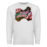 Oatmeal Heather Desert dreamer Cowgirl boots hat Premium Sweatshirt - HowdyJamesFarm