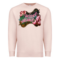 Pale Pink Desert dreamer Cowgirl boots hat Premium Sweatshirt - HowdyJamesFarm