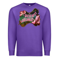 Purple Desert dreamer Cowgirl boots hat Premium Sweatshirt - HowdyJamesFarm