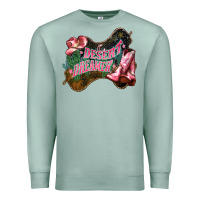 Seafoam Desert dreamer Cowgirl boots hat Premium Sweatshirt - HowdyJamesFarm