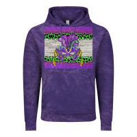 Cloud Purple mardi gras  mask Vintage Hoodie - BarkalooDesign
