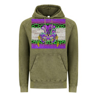 Vintage Olive mardi gras  mask Vintage Hoodie - BarkalooDesign