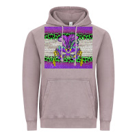 Vintage Zinc mardi gras  mask Vintage Hoodie - BarkalooDesign