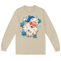 Mushroom winter christmas santa claus Long Sleeve Tee - MaliasSmallBusiness