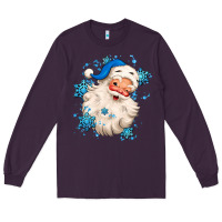 Plum winter christmas santa claus Long Sleeve Tee - MaliasSmallBusiness
