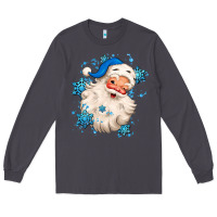 Smoke winter christmas santa claus Long Sleeve Tee - MaliasSmallBusiness