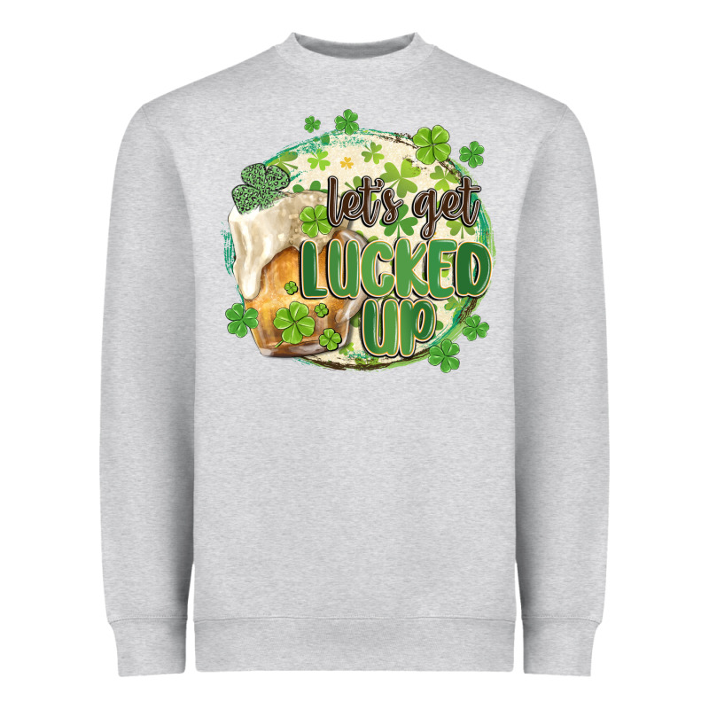 Let's Get Lucked Up Heavyweight Sweatshirt by MaliasSmallBusiness | Teevron