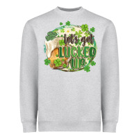 Heather Grey let's get lucked up Heavyweight Sweatshirt - MaliasSmallBusiness