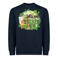 Navy let's get lucked up Heavyweight Sweatshirt - MaliasSmallBusiness