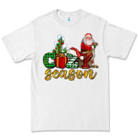 White cozy season with santa christmas tree cactus and gift Premium Tee - AdoDesignShop