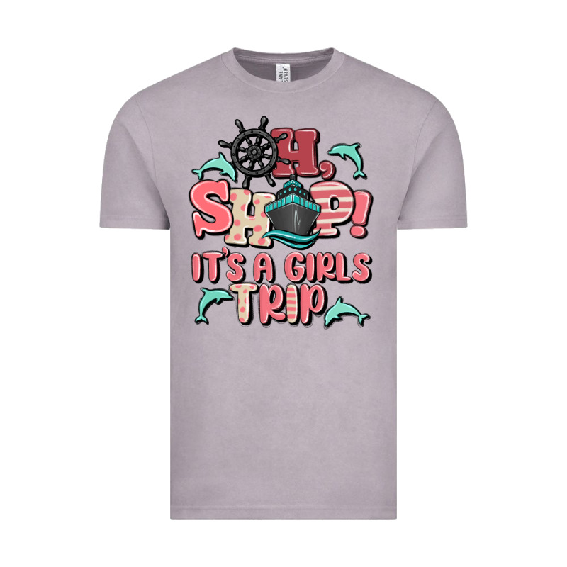 Oh Ship It's A Girls Trip Vintage Tee by MaliasSmallBusiness | Teevron