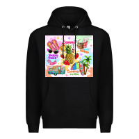 Black summer beach Premium Hoodie - TumblerDesignByShophia