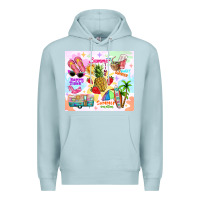 Blue Mist summer beach Premium Hoodie - TumblerDesignByShophia