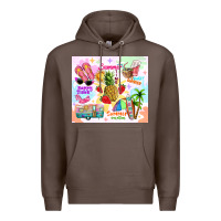 Coffee summer beach Premium Hoodie - TumblerDesignByShophia