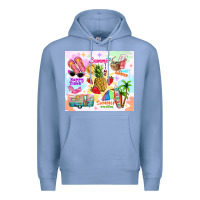 Colony Blue summer beach Premium Hoodie - TumblerDesignByShophia