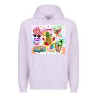 Lilac summer beach Premium Hoodie - TumblerDesignByShophia