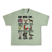 Oil Green god says i am hunting Urban Heavy Tee - MaliasSmallBusiness