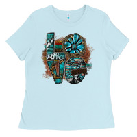 Baby Blue love Ladies Tee - SublimationCraftShop