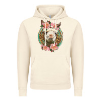 Vintage Artic western llama and roses Vintage Hoodie - LillyAllenDesigns