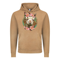 Vintage Camel western llama and roses Vintage Hoodie - LillyAllenDesigns