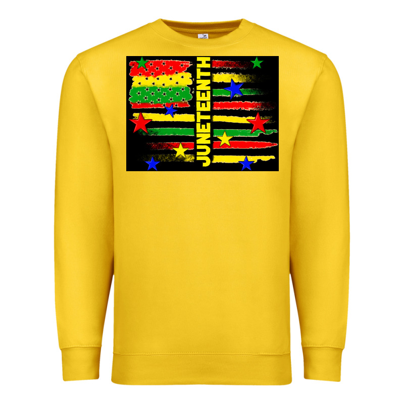 Juneteenth American Flag Premium Sweatshirt by TumblerDesignByShophia | Teevron