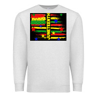 Oatmeal Heather juneteenth american flag Premium Sweatshirt - TumblerDesignByShophia