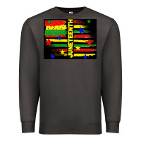 Smoke juneteenth american flag Premium Sweatshirt - TumblerDesignByShophia