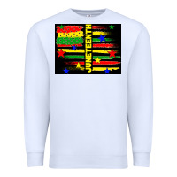 White juneteenth american flag Premium Sweatshirt - TumblerDesignByShophia