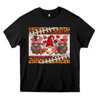 Black American football gnome Heavy Core Tee - HRA Design Shop