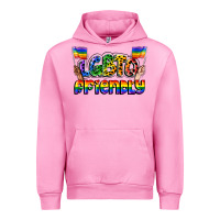 Fuchsia Pink lgbtq friendly pride Urban Hoodie - FaDigitalArtStudio