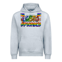Heather Grey lgbtq friendly pride Urban Hoodie - FaDigitalArtStudio