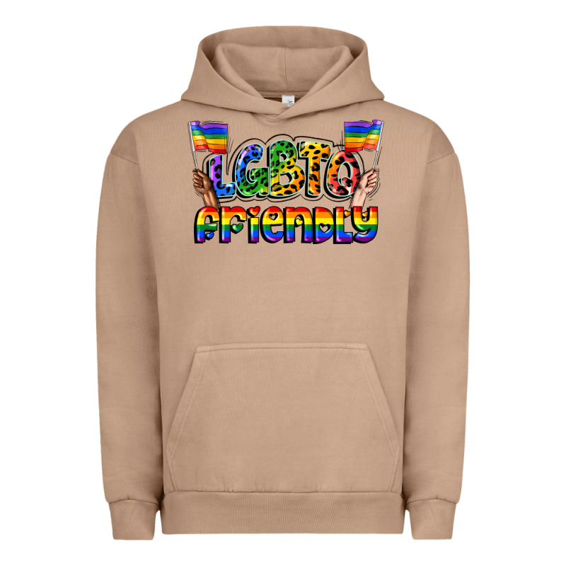 Lgbtq Friendly Pride Urban Hoodie by FaDigitalArtStudio | Teevron