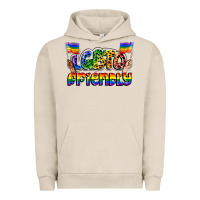 Pigment French Oak lgbtq friendly pride Urban Hoodie - FaDigitalArtStudio
