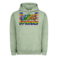Pigment Oil Green lgbtq friendly pride Urban Hoodie - FaDigitalArtStudio
