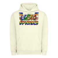 Pigment Pistachio lgbtq friendly pride Urban Hoodie - FaDigitalArtStudio