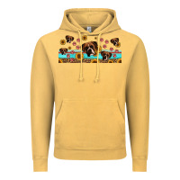 Vintage Mustard western boxer dogs Vintage Hoodie - Jasminsmagicworld