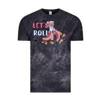 Cloud Black let's roll Vintage Tee - MaliasSmallBusiness
