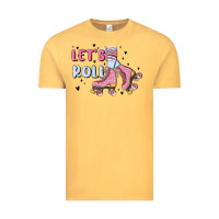 Vintage Mustard let's roll Vintage Tee - MaliasSmallBusiness