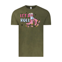 Vintage Olive let's roll Vintage Tee - MaliasSmallBusiness