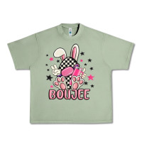 Oil Green boujee checkered easter bunny egg trending Urban Heavy Tee - MaliasSmallBusiness