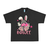 Pigment Black boujee checkered easter bunny egg trending Urban Heavy Tee - MaliasSmallBusiness