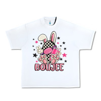 White boujee checkered easter bunny egg trending Urban Heavy Tee - MaliasSmallBusiness