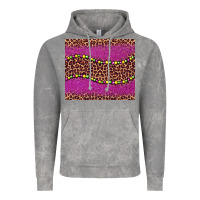 Cloud Rock mardi gras  leopard pink glitter bead Vintage Hoodie - BarkalooDesign