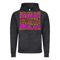 Vintage Black mardi gras  leopard pink glitter bead Vintage Hoodie - BarkalooDesign