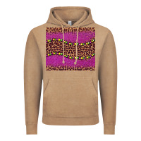 Vintage Coffee mardi gras  leopard pink glitter bead Vintage Hoodie - BarkalooDesign