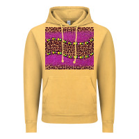 Vintage Mustard mardi gras  leopard pink glitter bead Vintage Hoodie - BarkalooDesign